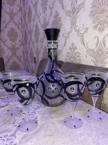 advent calendar satışı: 🥂 Swarovski Bəzəkli Şüşə Dəst TƏCİLİ Satılır ✨ ✔️ Tam dəst: 1 ədəd — 2