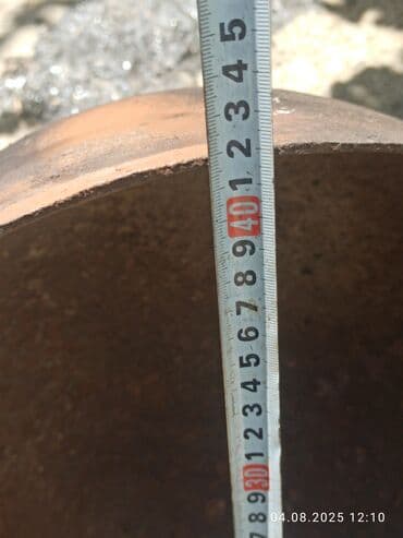 qoz bişiren: İşlənmiş, Aş qazanı, rəng - Boz, Çuqun, 30 sm, SSRİ — 6