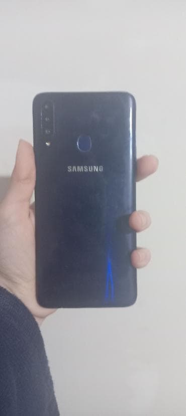 Samsung Galaxy A20s, rəng - Mavi, Barmaq izi