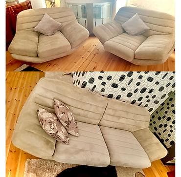 lalafo divan kreslolar: İşlənmiş, 2 kreslo, Divan, Bazasız, Açılmayan — 1