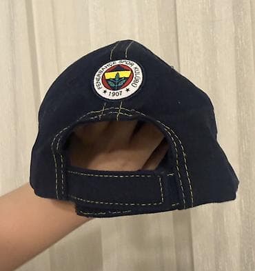 boş çanta: Fenerbahçe uşaq papağı - Rəng: tünd lacivərt, sarı tikiş detalları - — 1