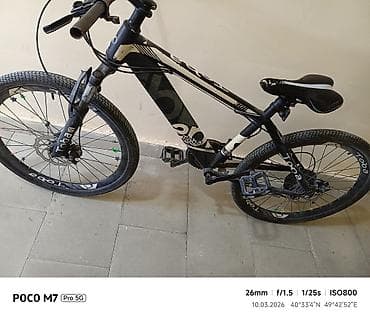 26 lik velosiped qiymetleri: Toba 24 dağ velosipedi - Çərçivə: alüminium ərintisi, qara-ağ rəng. - — 5