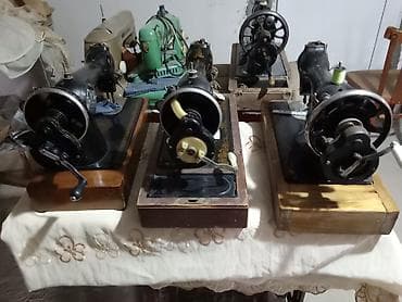 Köhnə tikiş maşınları. Hamısı işləkdir yəni normal tikirlər.Qiymət