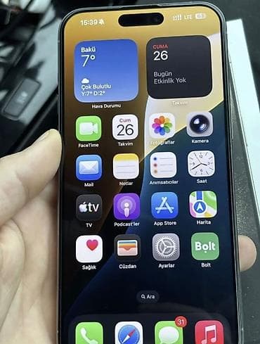 ipad 6 plus: IPhone 15 Pro Max, 256 GB, Gümüşü, Face ID — 2