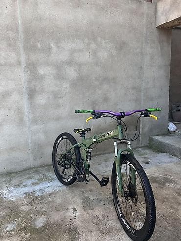 mini velosiped: Şəhər/dağ tipli velosiped – SAFIY markası - Rəng: zeytun-yaşıl — 1