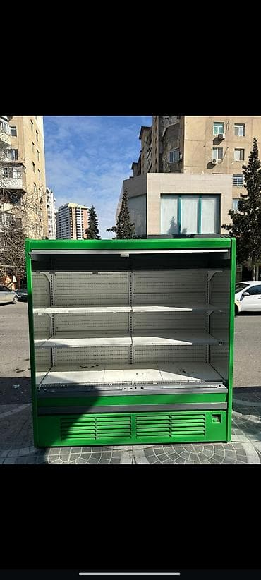 Açıq vitrin tipli soyuducu (market üçün) - Tip: Açıq önlü, çoxrətli