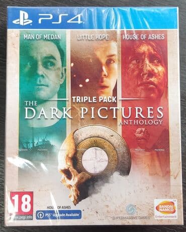 oyun rol seti: Ps4 üçün the dark pictures anthlogy triple pack oyun diski. man of — 1