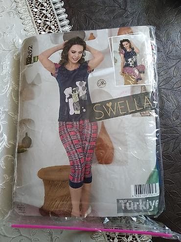 prada eynək: Qadın pijama dəsti – Swella - Brend: Swella - Ölçü: S–M və L-XL — 5
