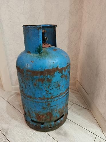 qaz balunu: Məhsul: Mavi rəngli məişət qaz balonu - Tip: Propan/butan üçün polad — 2