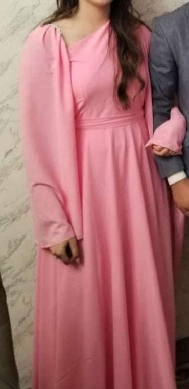 Личные вещи: TECİLİ SATİLİR Şık qadın gecə/gecəlik paltarı – açıq çəhrayı rəng - — 2