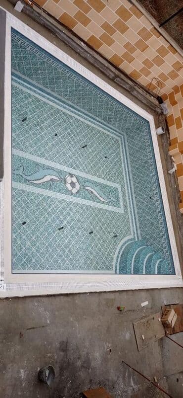 plastik ayna qapi: Hovuz ucun mozaika. Yerli istehsal mozaikalar Turkiye istehsali — 6