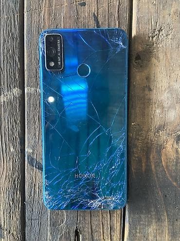 kgtel telefon: Honor 9X Lite, rəng - Mavi, Qırıq — 2