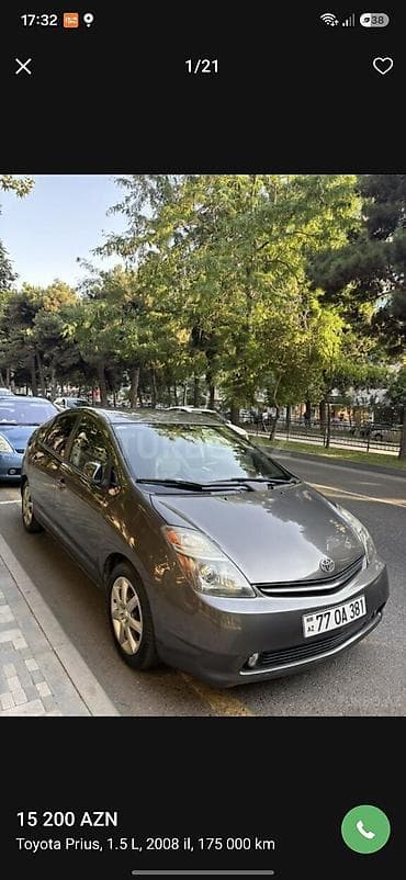 Toyota Prius: 1.5 l | 2008 il Hetçbek
