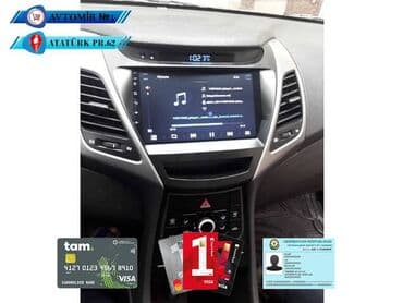 masin ucun kamera: Hyundai Elantra 11-16 Android Monitor DVD-monitor ve android monitor — 1