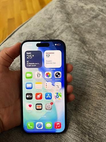 IPhone 15, 128 GB, Qara, Face ID