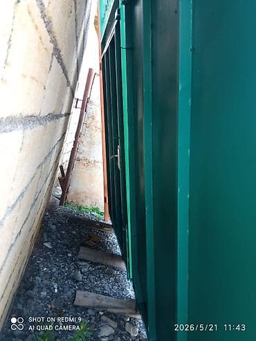 bildircin satisi tap az: İşlənmiş Dəmir Həyət darvazası, Yana açılan, Mexaniki, Qapı ilə, rəng - Yaşıl, Kredit yoxdur, Ödənişli çatdırılma — 3