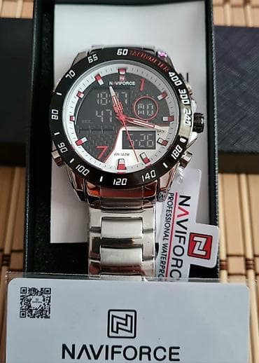 saat rado: Yeni, Qol saatı, NaviForce, rəng - Gümüşü — 1