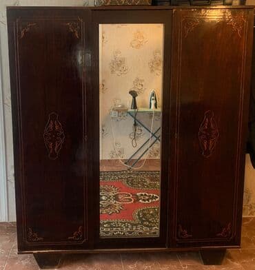 taxta tavan fiqurlari: Oğlan və qız üçün, Beşik, Dolab — 1