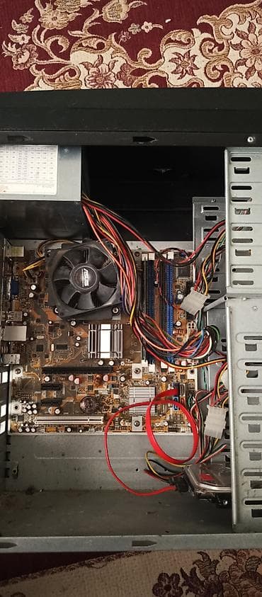 komp: Core 2 Duo E8300 + kuller Ram 2gb DDR2 Anaplata HP 4 slotludur 8gb — 1