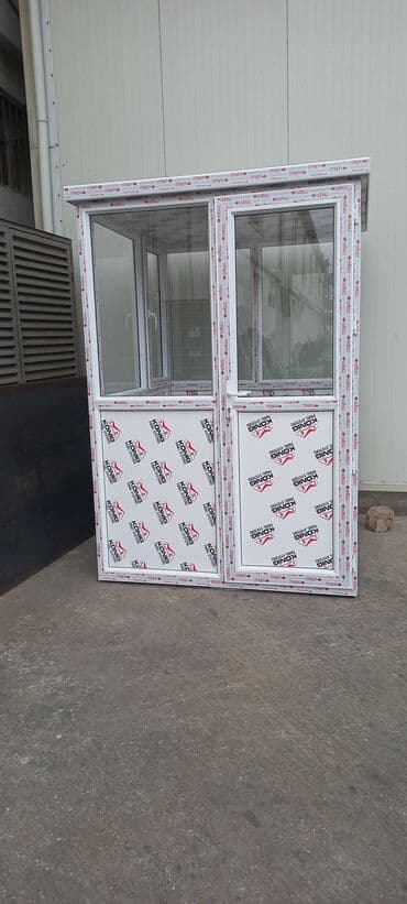 Butkalar, köşklar: Mühafi̇zə butkalari. Piasti̇k-alüminium-şüşə 
150x150x220=890 man — 10