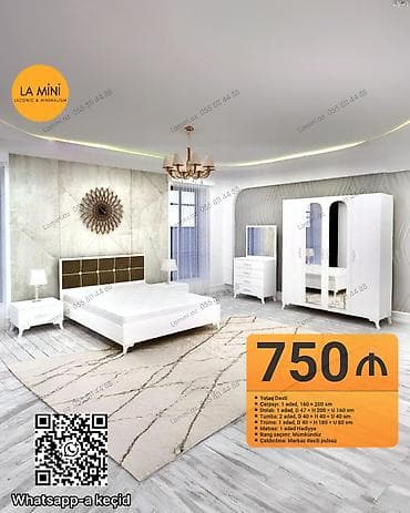 komod: Yataq Dəsti – LA Mini (Laconic & Minimalism) Dəst tərkibi və — 1