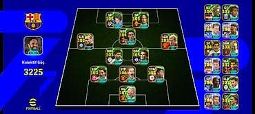 EFootball hesabı – yüksək reytinqli komanda və zəngin kart — 1