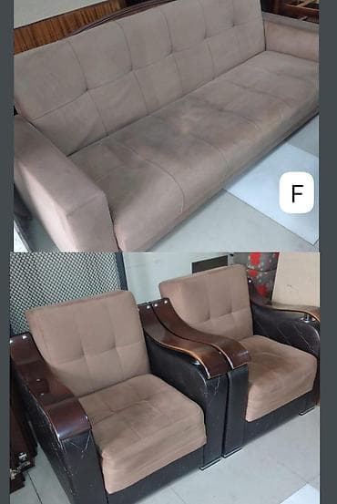 asma tavan metbex ucun: Divan, 2 kreslo — 1