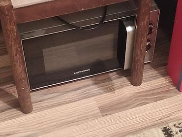 Duxovkalar: Mikrodalğalı soba Hoffmann, Ayrıca dayanan, Mikrodalğalar ilə, rəng - Gümüşü — 1