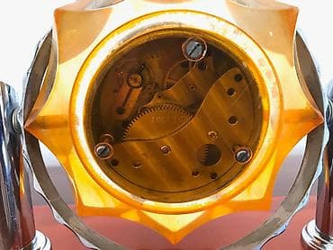 duvar saat: 100 % Orjinal Kəhraba Saat Çelyabinskiy. Təmiz Yantar daşıdı. Antik — 7