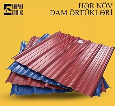 şifer qiymetleri: Metal dam örtükləri, Ünvandan götürmə, Pulsuz çatdırılma, Ödənişli çatdırılma, Zəmanətli, Kredit yoxdur — 1