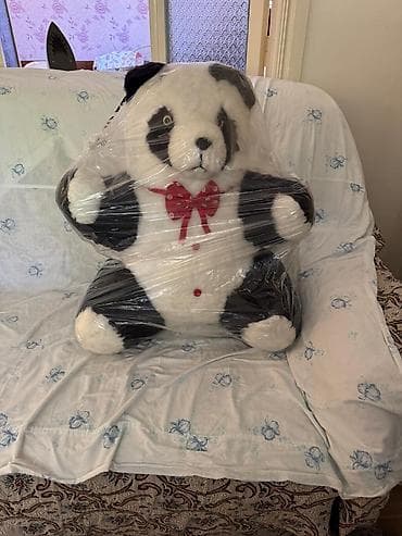 panda oyuncaq: Böyük ölçülü panda plyuş oyuncağı - Yumşaq və sıx dolğulu, klassik — 1