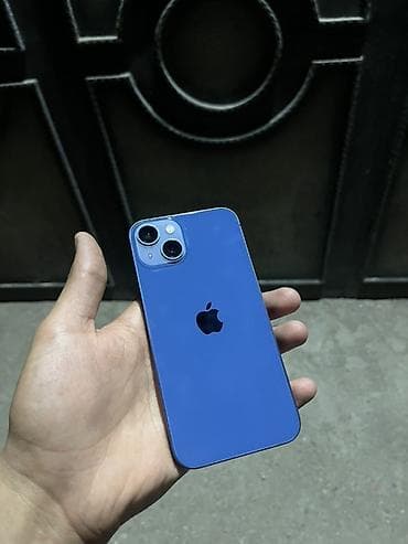 IPhone 13, 128 GB, Mavi, Face ID, Simsiz şarj, Barmaq izi