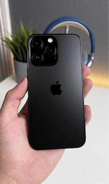 Компьютеры, ноутбуки и планшеты: IPhone 14 Pro Max, 256 ГБ, Black Titanium, Беспроводная зарядка, Face ID — 5