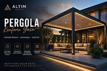 pano: ALTIM Group – Pergola və Şüşəli Teras Sistemləri Müasir dizayna — 4
