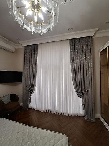 parca satisi: ✓Karniz,Pərdə,jalüz montaj işləri ✓Motorlu-pultlu karnizlərin montajı — 5