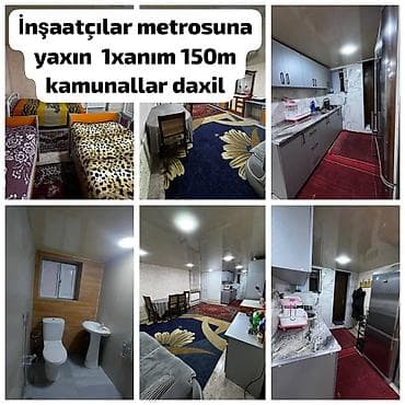 kiraye evler 150 manata: • Yeni Yasamal ərazisində, İnşaatçılar metrosu-na yaxın • 2 otaqlı ev — 1