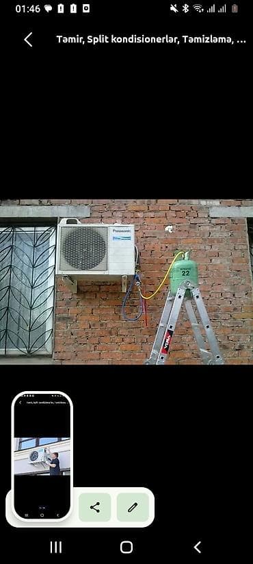 Təmir, Split kondisionerlər, Quraşdırılma — 2