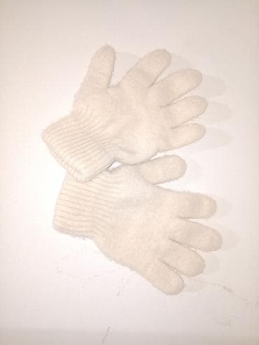 Sviterlər: Yun əlcək. ağ rəng. əl işi — 7