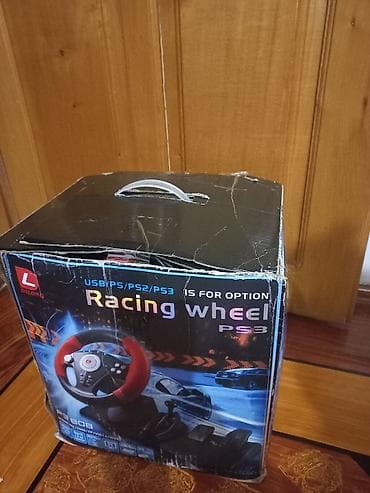 PS3 (Sony PlayStation 3): DILONG Racing Wheel PS3/PS2/PS üçün oyun sükanı və pedal dəsti - — 4