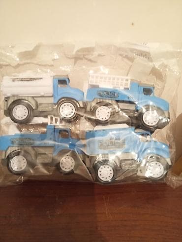 alcatel pop c1 4015d: Uşaq oyuncağı – Polis temalı mini yük maşınları dəsti Məhsul təsviri — 2