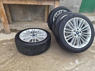 Disklər: Ford üçün orijinal yüngül lehimli disklər və təkər komplekti - — 4