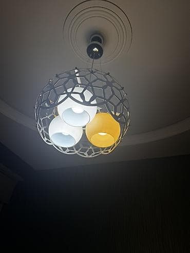 diod lampa: Çılçıraq, 3 lampa, Metal — 1