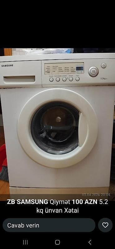 xiaomi mi mix 2: Samsung paltaryuyan maşın – ön yükləməli, 5.2 kq tutum. - Model xətti — 1