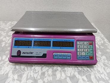 tərəzi qiyməti: Eurostar elektron tərəzi - Maksimum çəki: 40 kq (НПВ 40 кг) - — 2