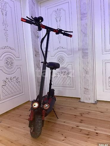 Güclü elektrikli skuter - İki parlaq ön fənər və arxa stop işığı – — 6