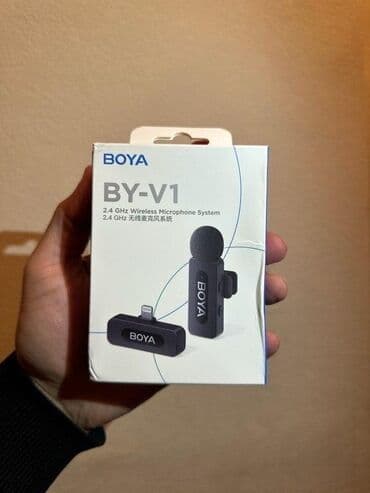 беспроводной микрофон для караоке: “Boya V1 2.0” yaxa mikrofonu. Boya V1 2.0 yeni versiya yaxa mikrafonu — 2