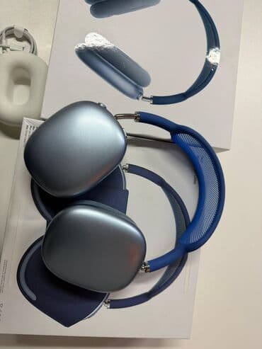 Микрофоны: Беспроводные (Bluetooth) Наушники, Apple, цвет - Синий — 5