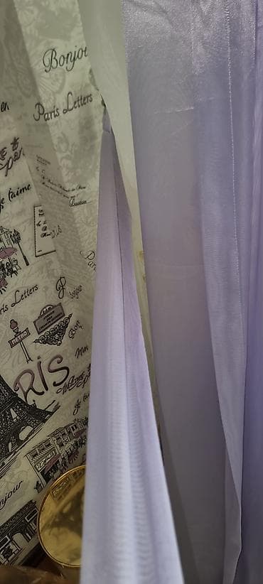 pərdə karniz: Uşaq otağı üçün naxışlı tull pərdə hərşey bir yerdə 100 manat — 7