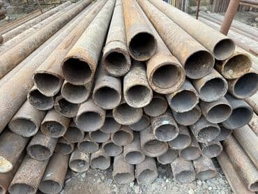 kanalzasiya borusu: Metal borular –114 qalınlıgı 8 uzunlugu 3-3.5-4.5-qiyməti 1 metrəsi 17 — 3