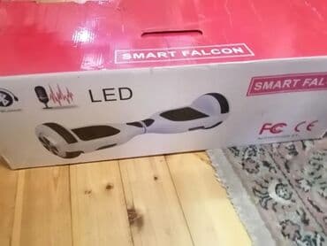 skuterlər uşaqlar ucun: SMART FALCON hovərbord - Rəng/örtük: bənövşəyi “galaxy” dizayn - — 4